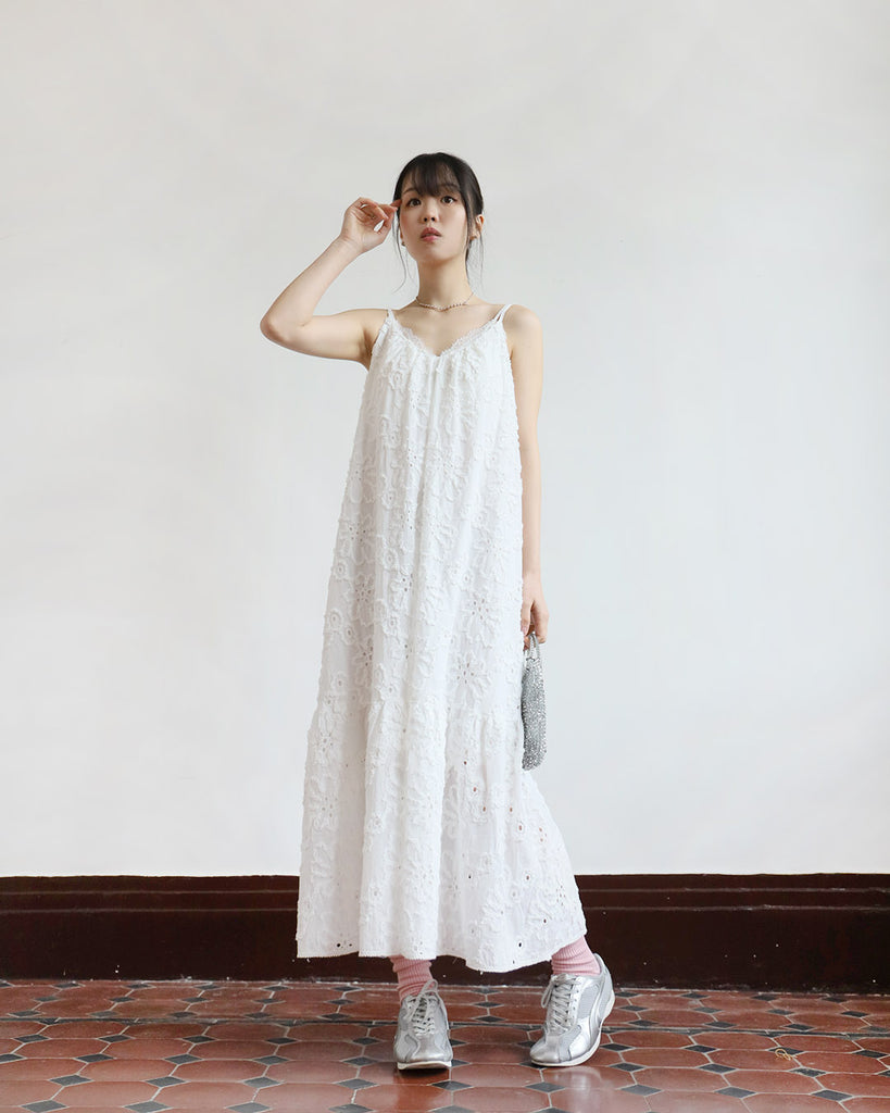 White Summer Lace Dress