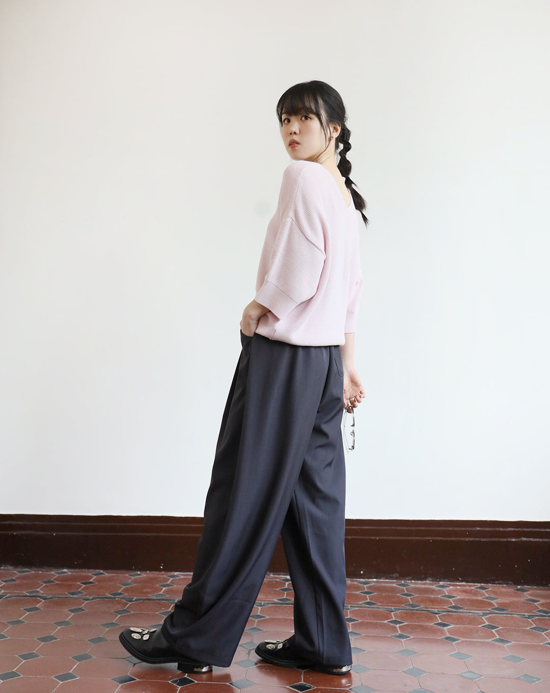 V-neck Summer Knitted Top (3 color)