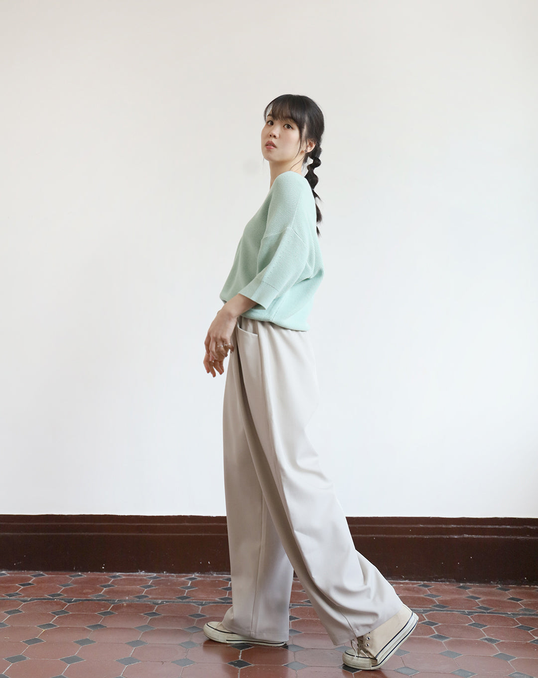 V-neck Summer Knitted Top (3 color)