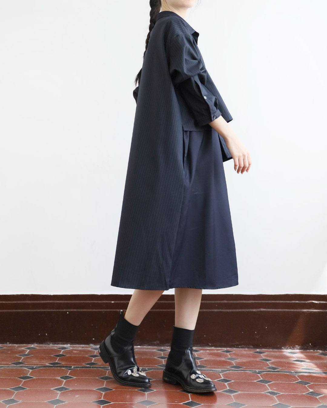 2 in 1 Vest + Shirt Dress