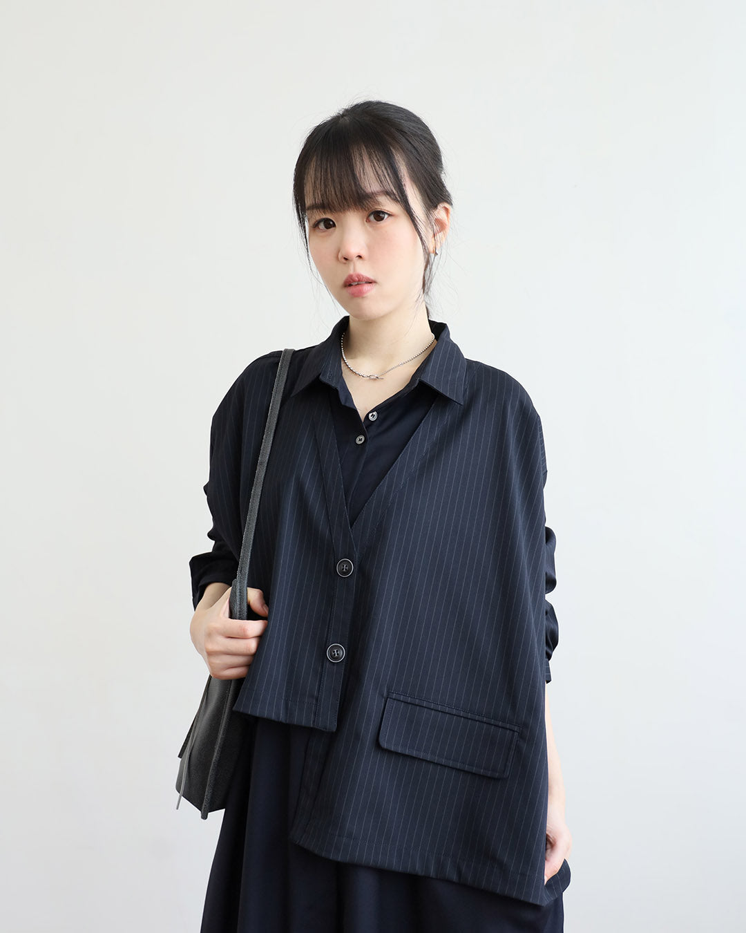 2 in 1 Vest + Shirt Dress