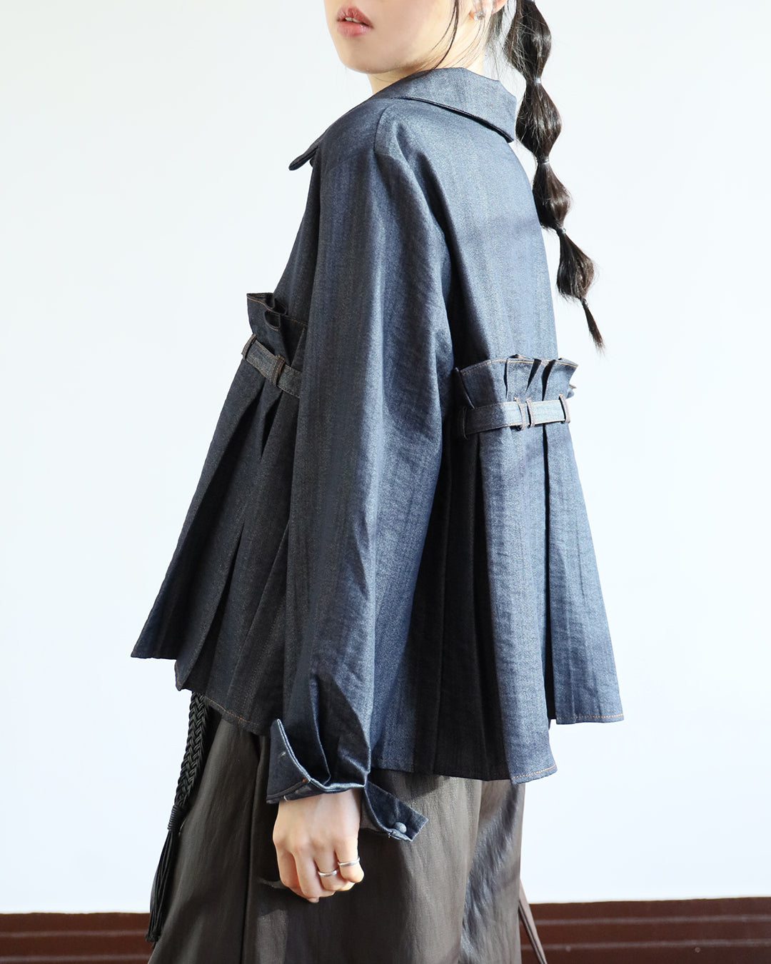 Pleated Hem Shirt