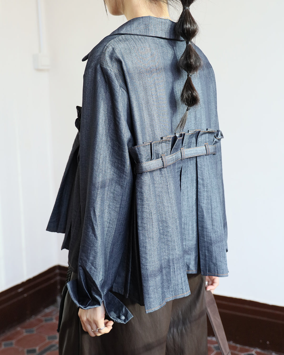 Pleated Hem Shirt