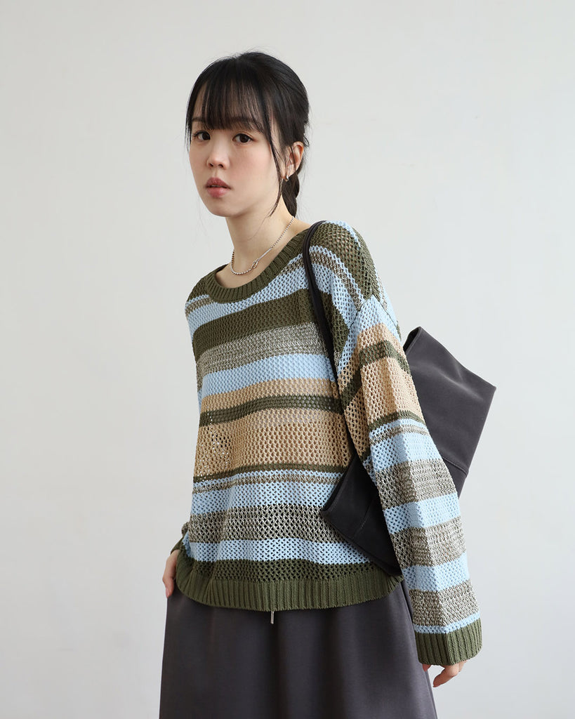 Striped Knit Top ( 2 Colors)