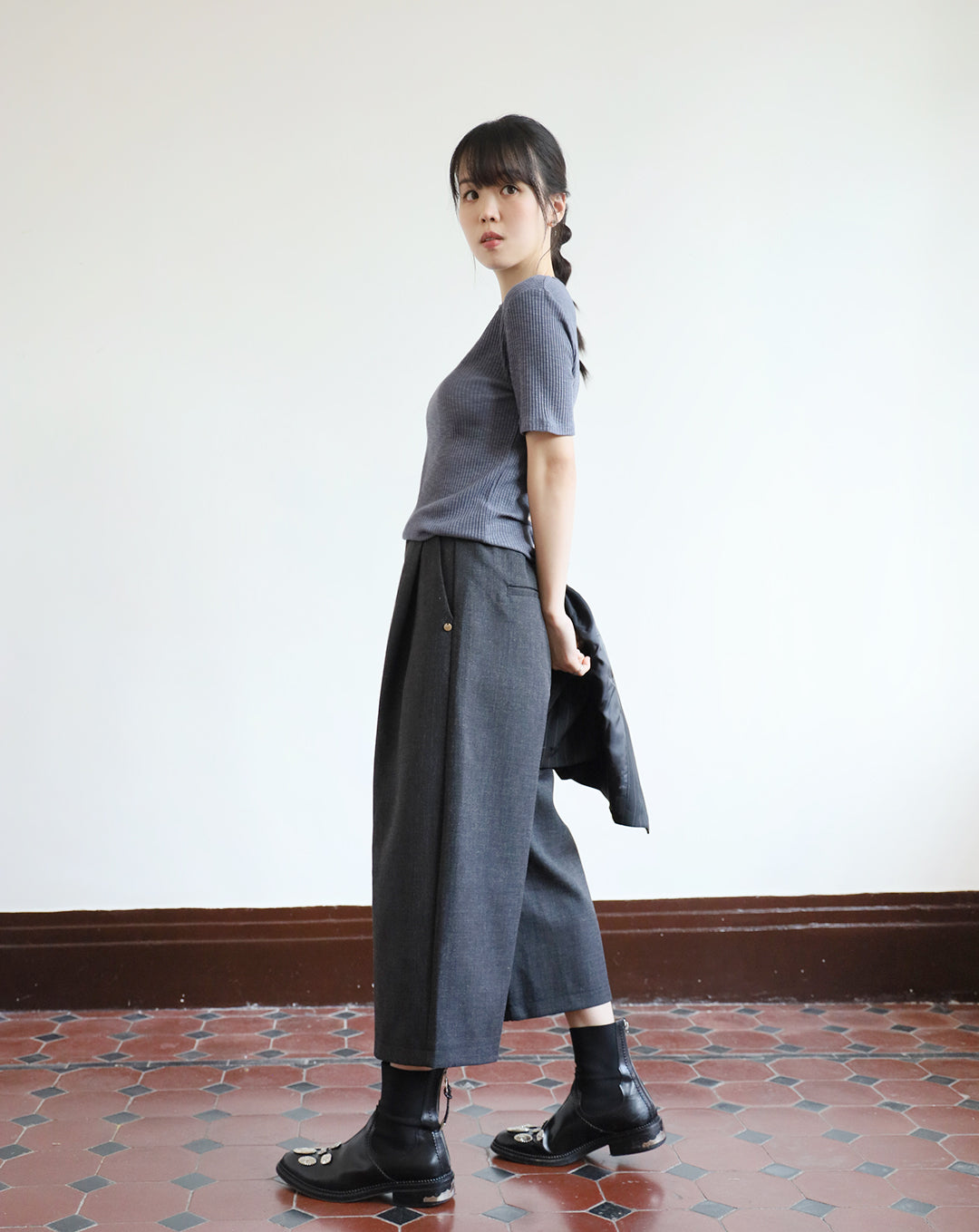 Basic Ribbed Top (5 color)