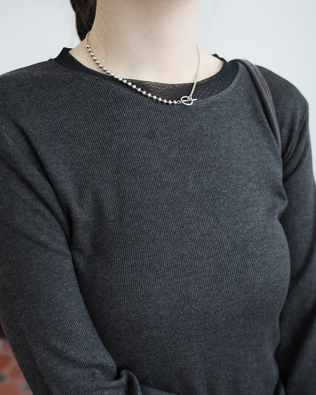 Mesh Trimmed Top (5 Colors)