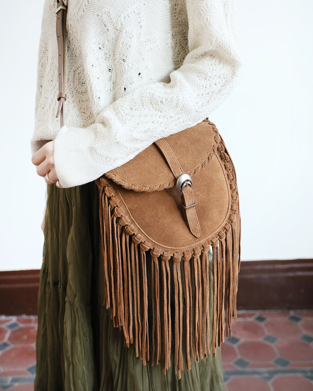Tassel Buckle Bag