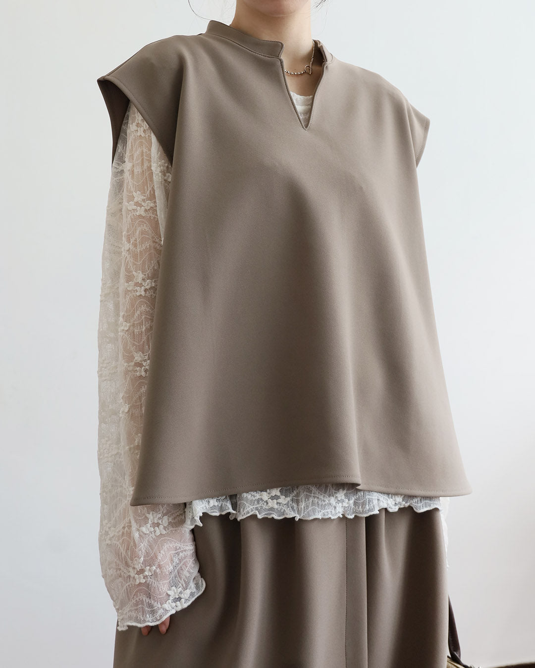 V-Neck Side Split Vest (3 Colors)