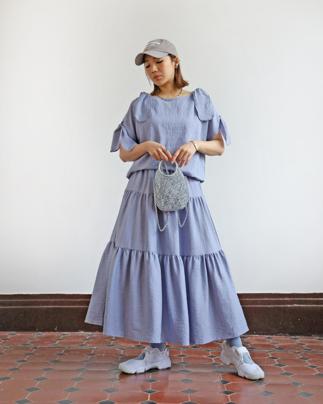 Tiered Midi Skirt (4 color)