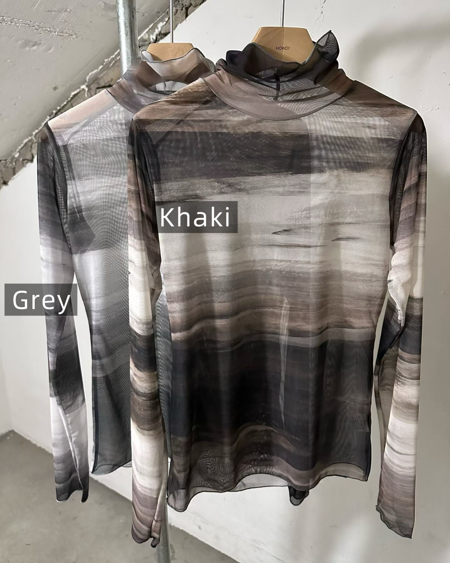 Pattern Mesh Top (2 Colors)