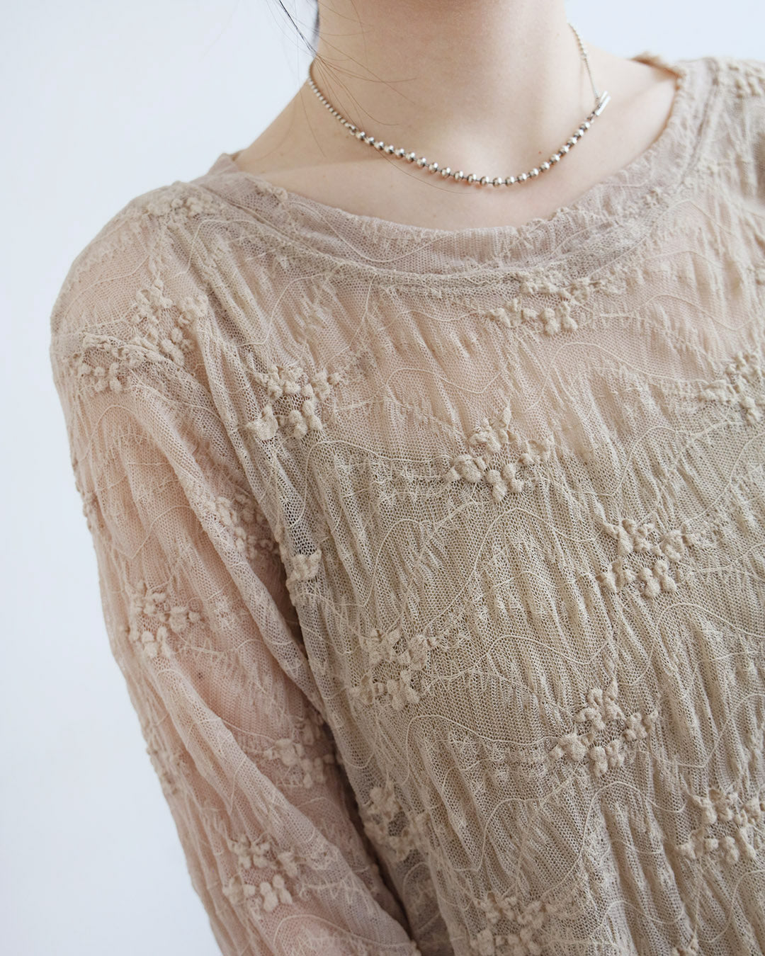 Crew Neck Lace Top (3 Colors)