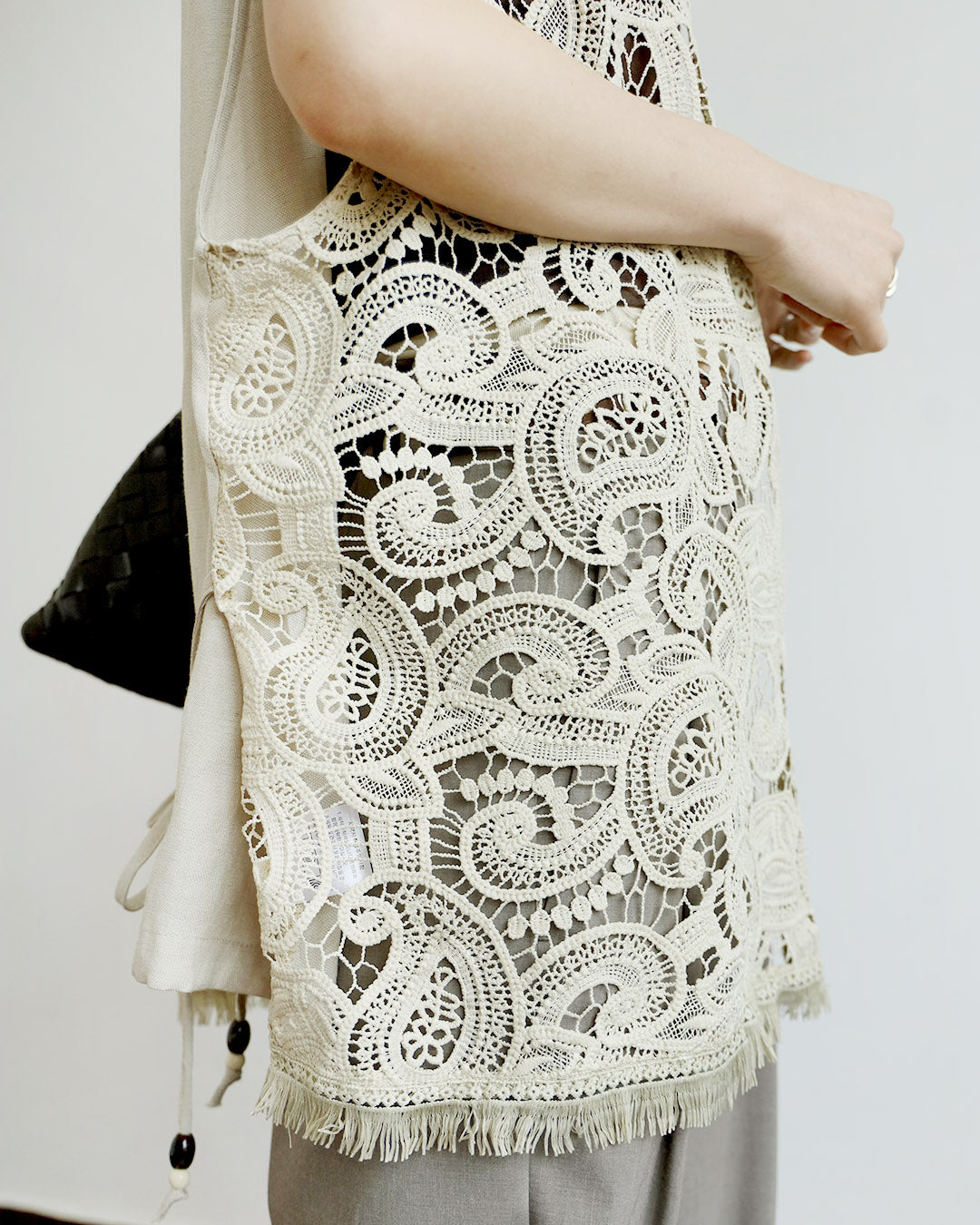 Paisley Crochet Vest  (3 Colors)