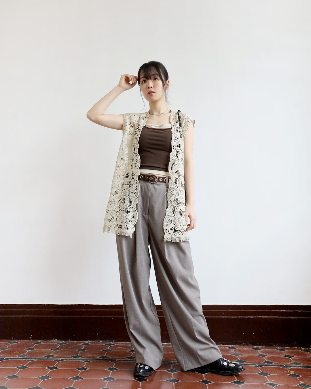 Paisley Crochet Vest  (3 Colors)