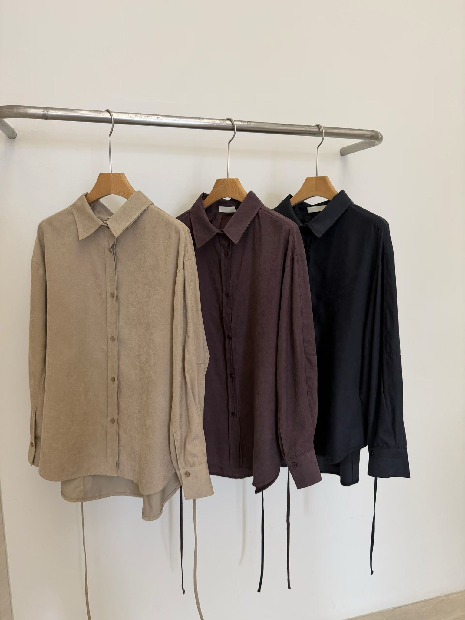 Shirt + Cami Vest (Set) 3-Colors