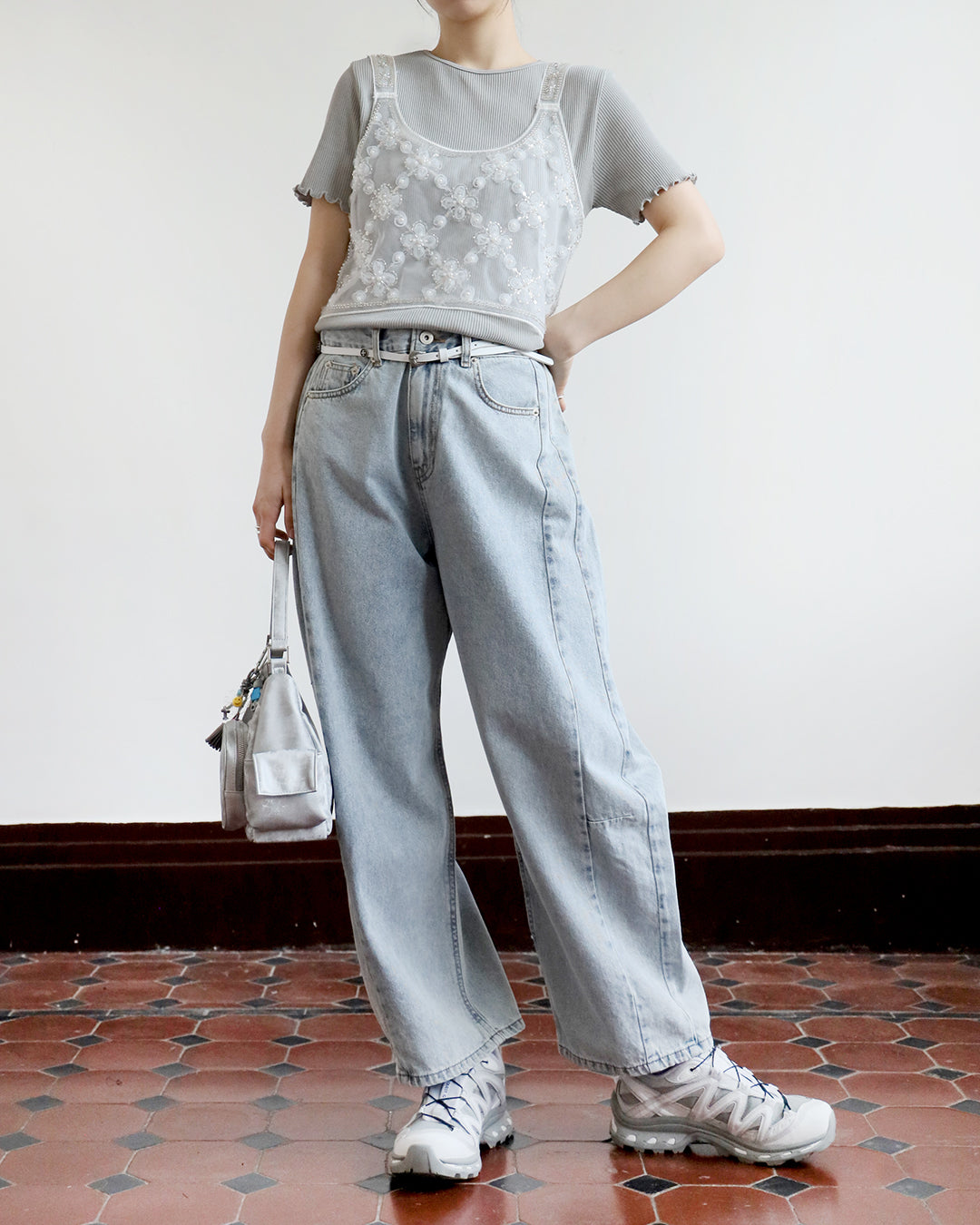 Barrel Leg Jeans (2 color | Size S-M)