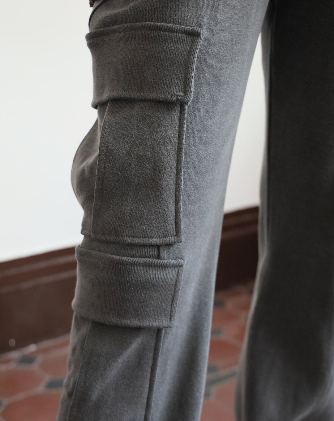 Cargo Flared Pants (2 color)