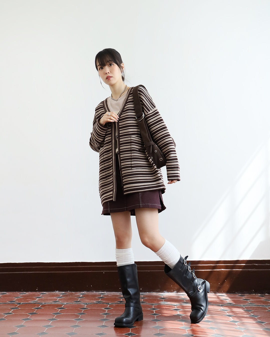 Striped Cardigan (2 color)