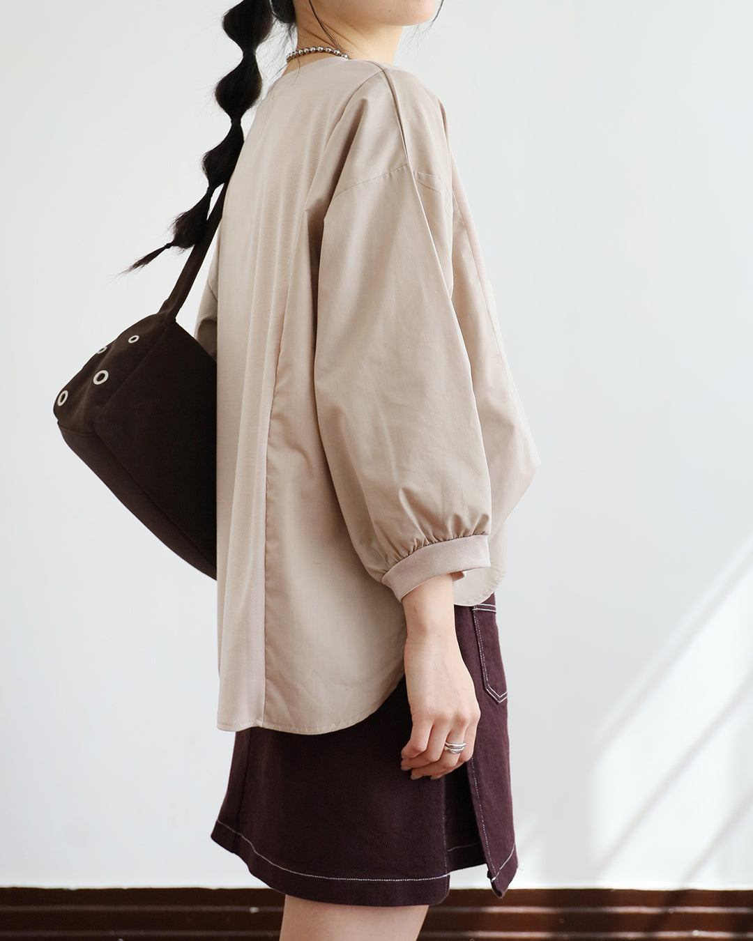 Japan Brand - Mix Fabric Tee (2 Colors)