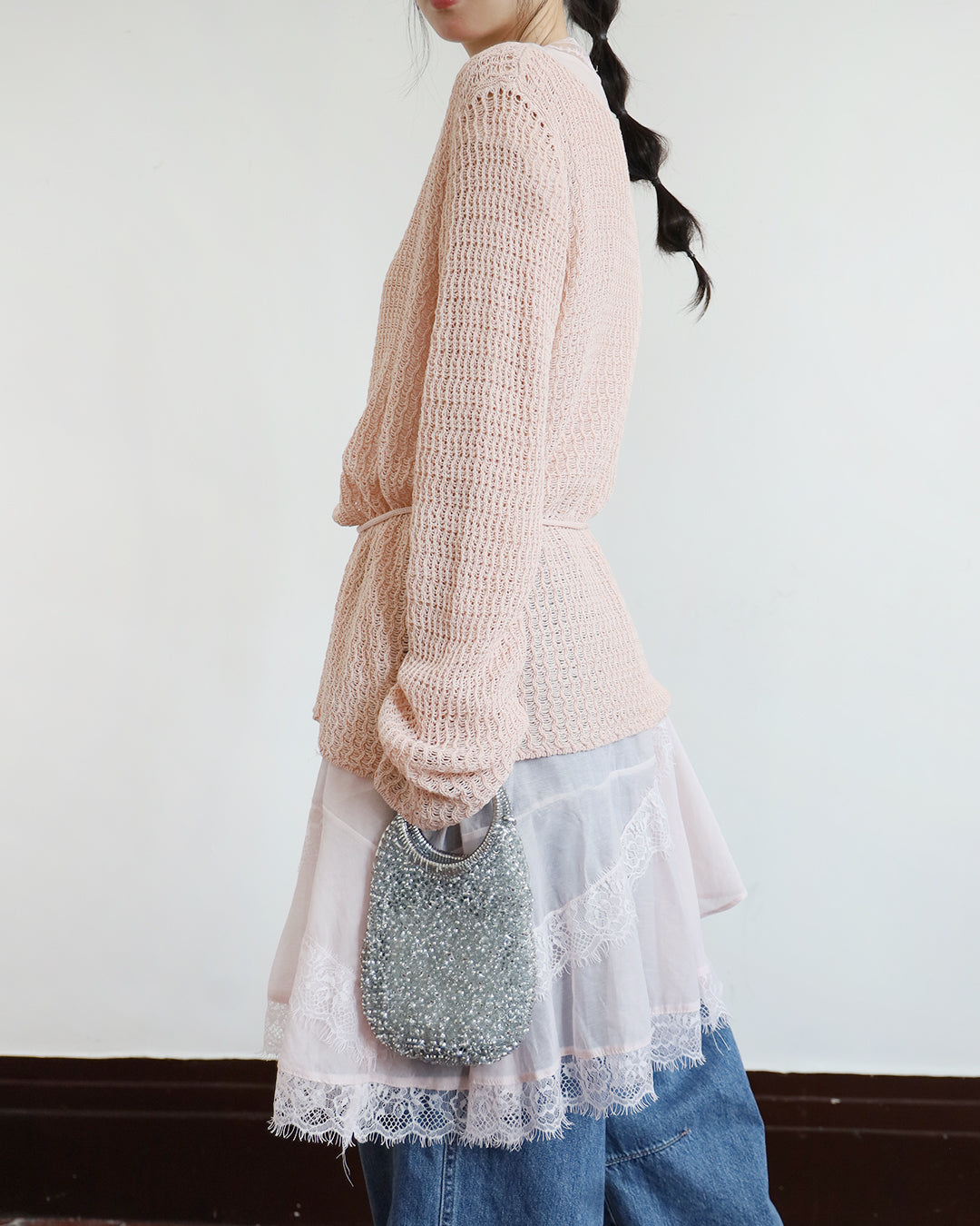 Summer Knit Top w/ Belt