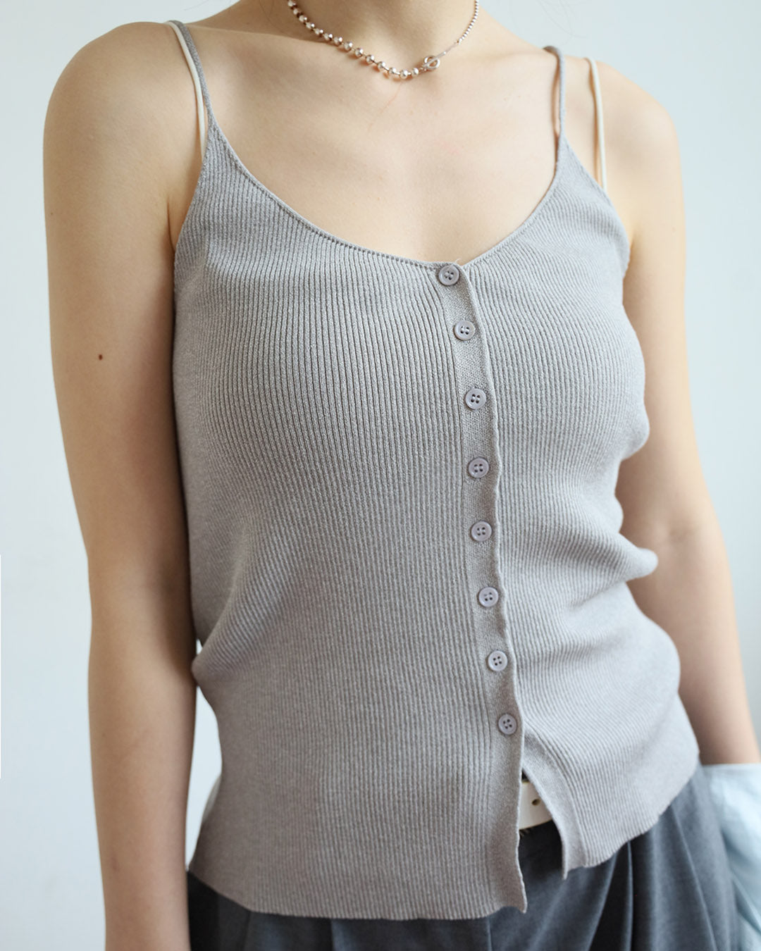 Buttons Front Vest  (2 Colors)