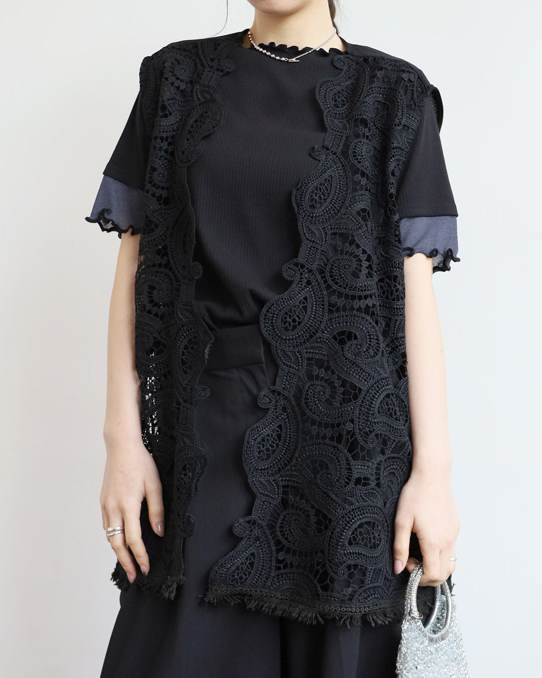 Paisley Crochet Vest  (3 Colors)