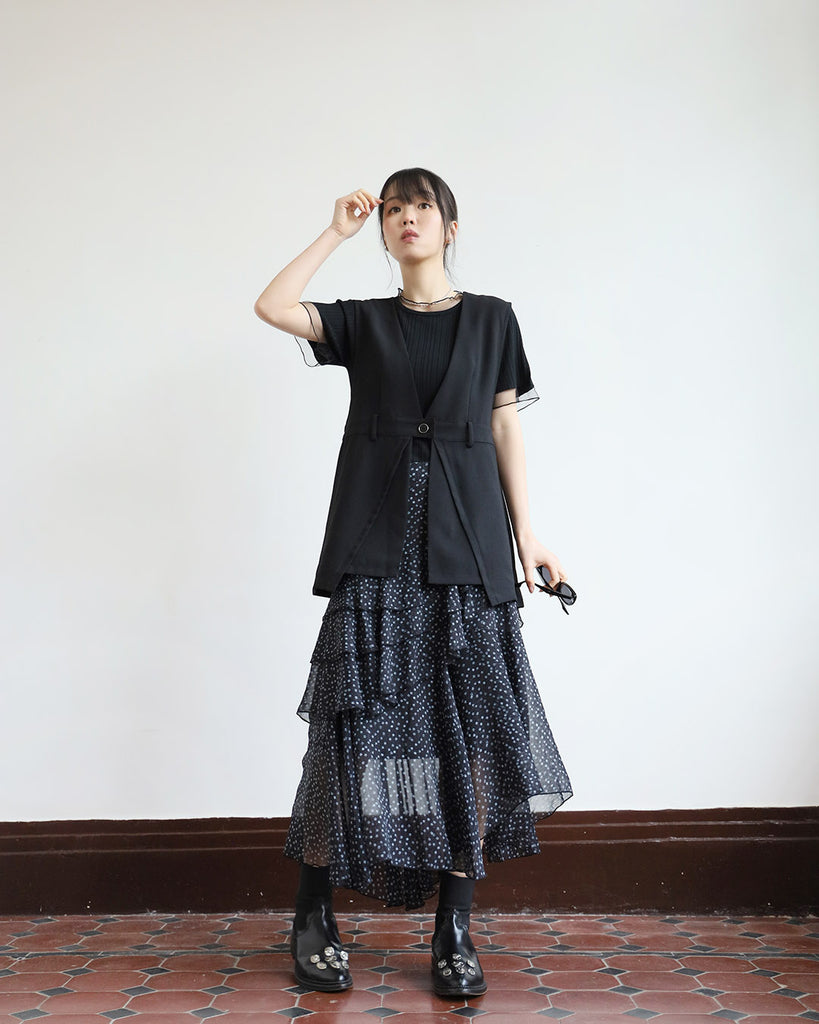 Japan Brand - Airy Buckle Waistcoat (2 Colors)