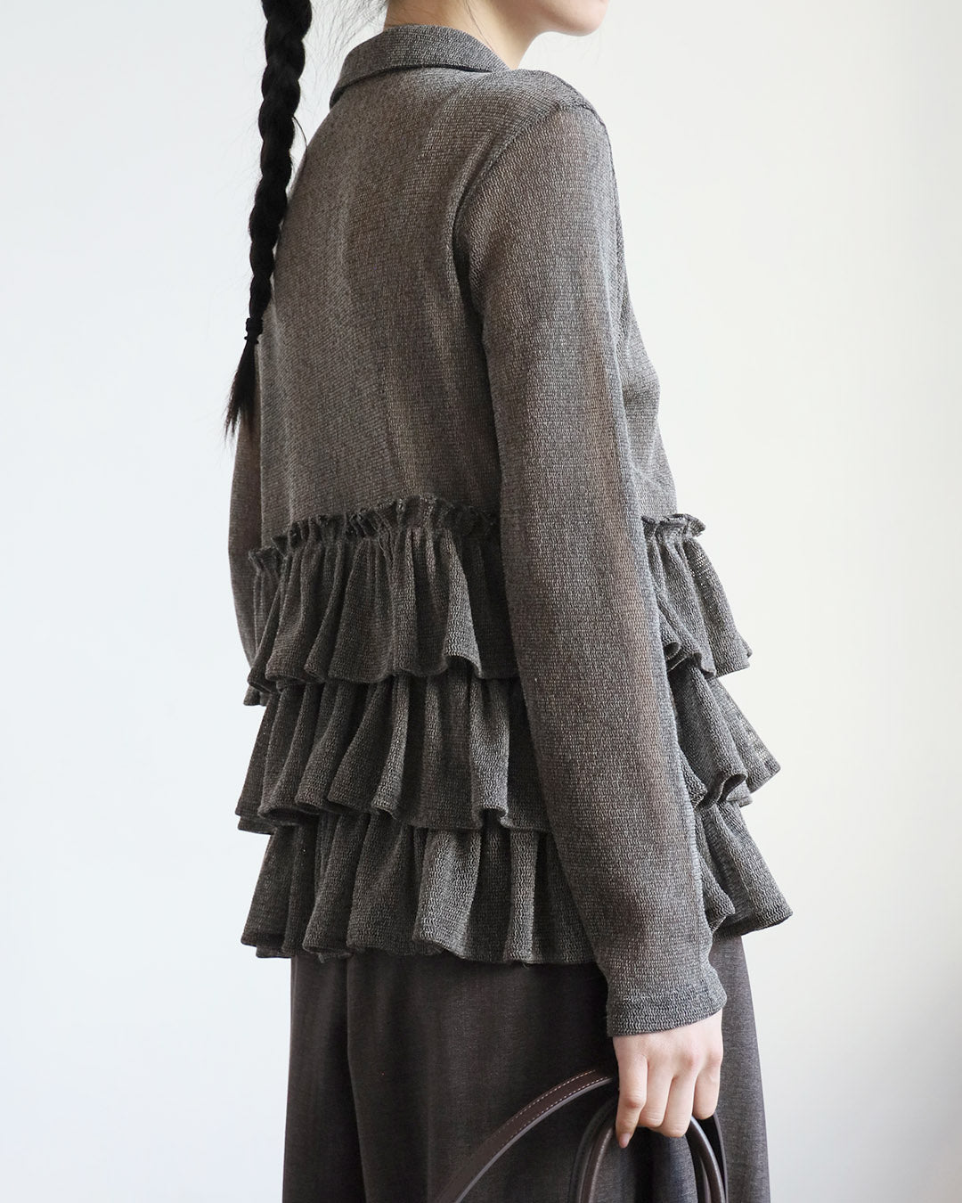 Ruffle Layered Mesh Top (2 Colors)