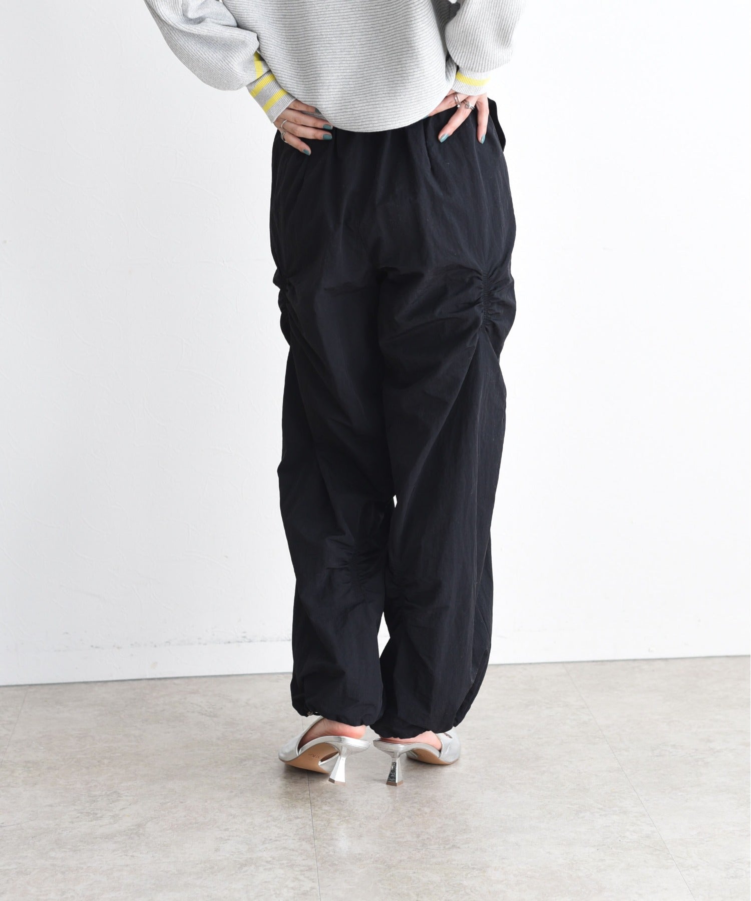 Ruched Details Pants (3 Color)