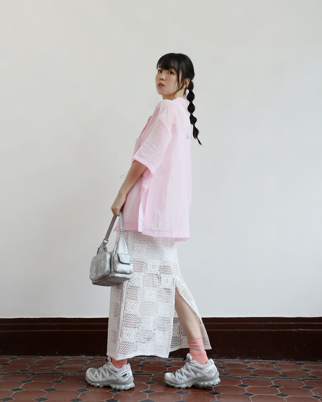 Sheer Revere Collar Shirt