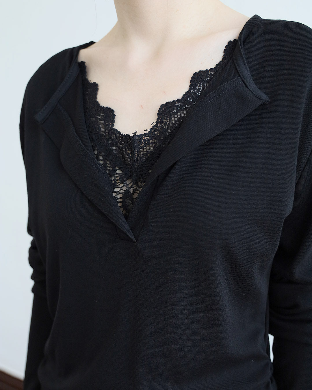 Lace Layered Tee (2 Colors)