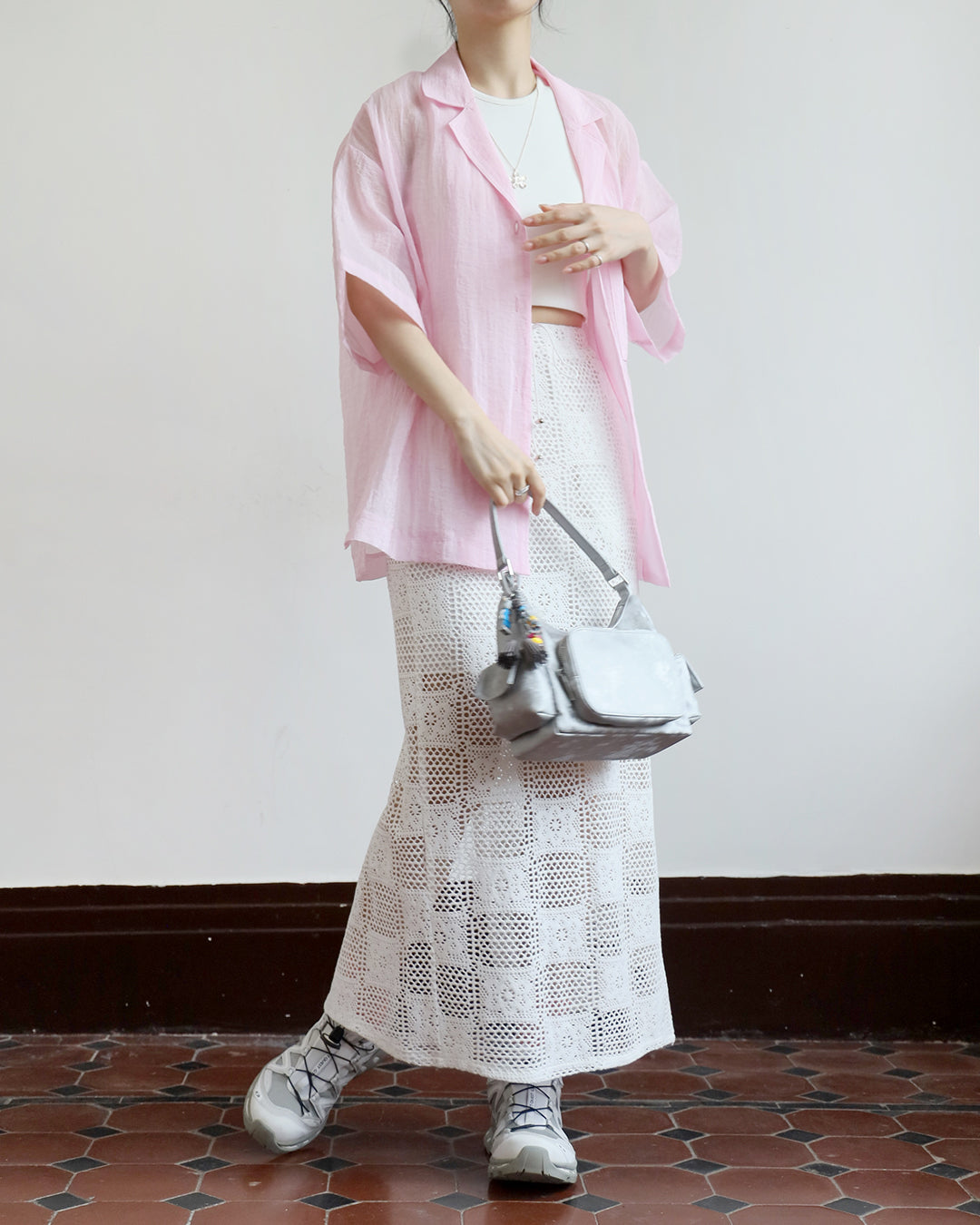 Sheer Revere Collar Shirt