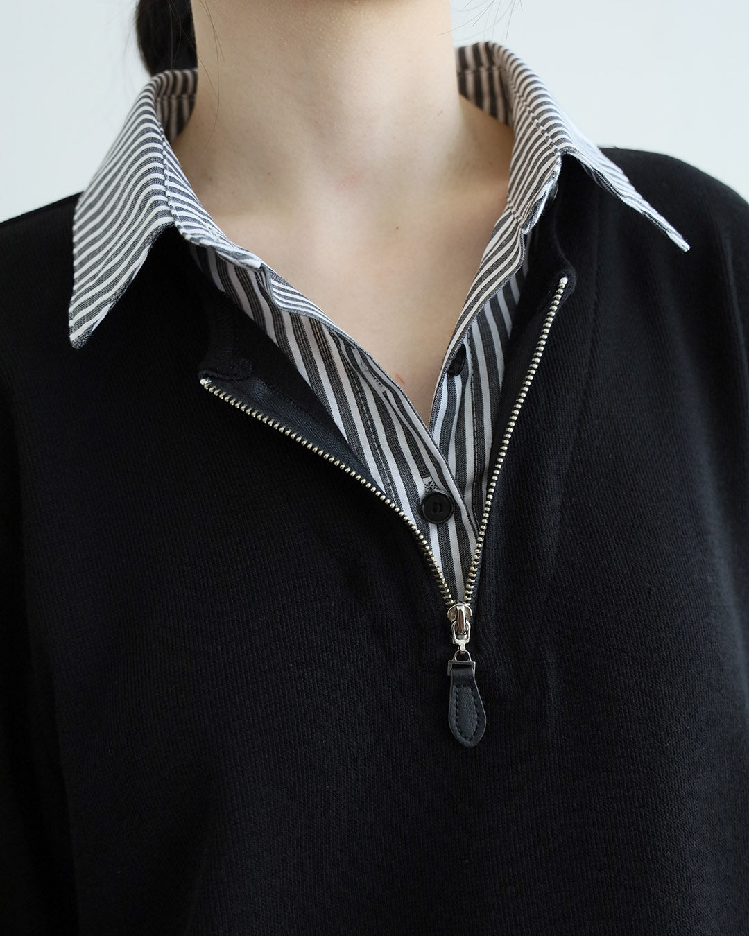 2 in 1 Zip-Up Top (2 Colors)