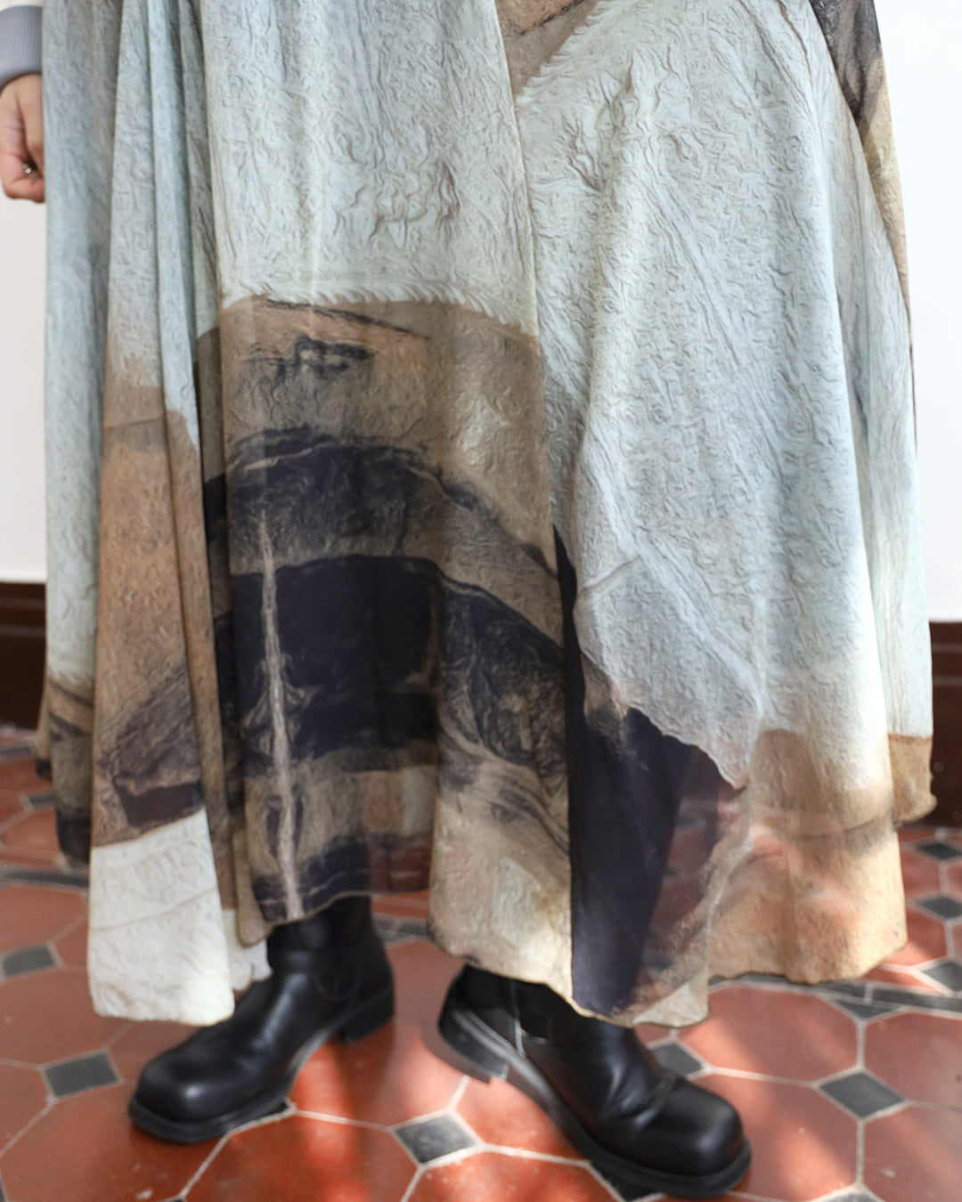 Pattern Skater Skirt ( 2 color)