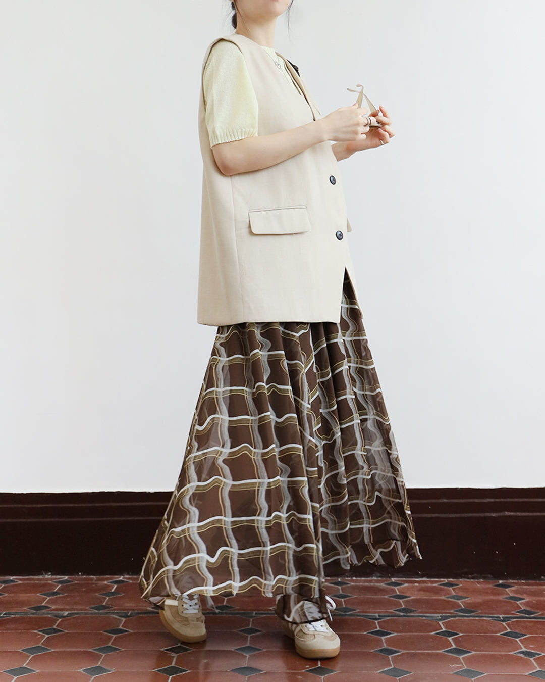 Double Layer Waist Coat