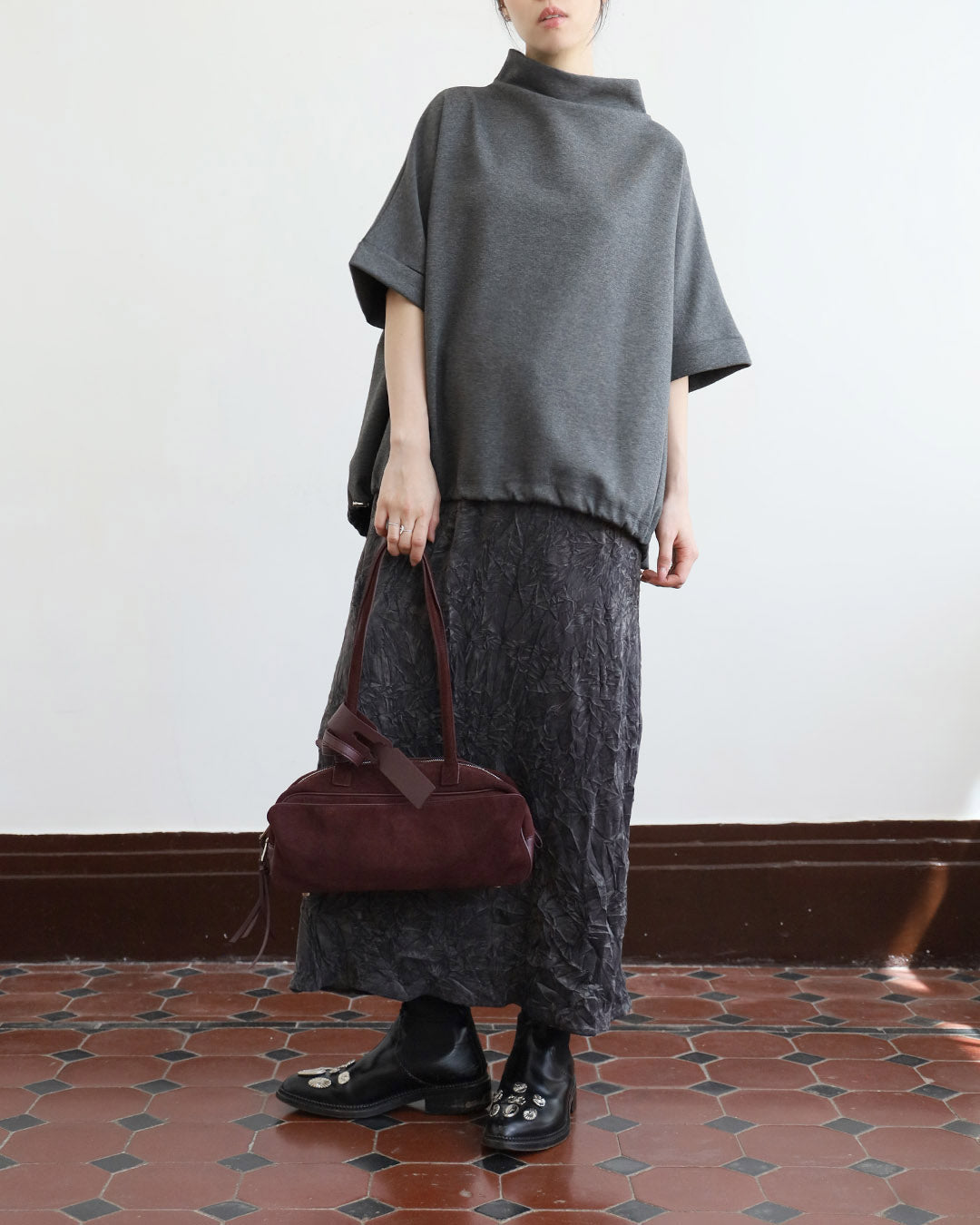Relaxed Fit Turtle Neck Top (3 Colors)