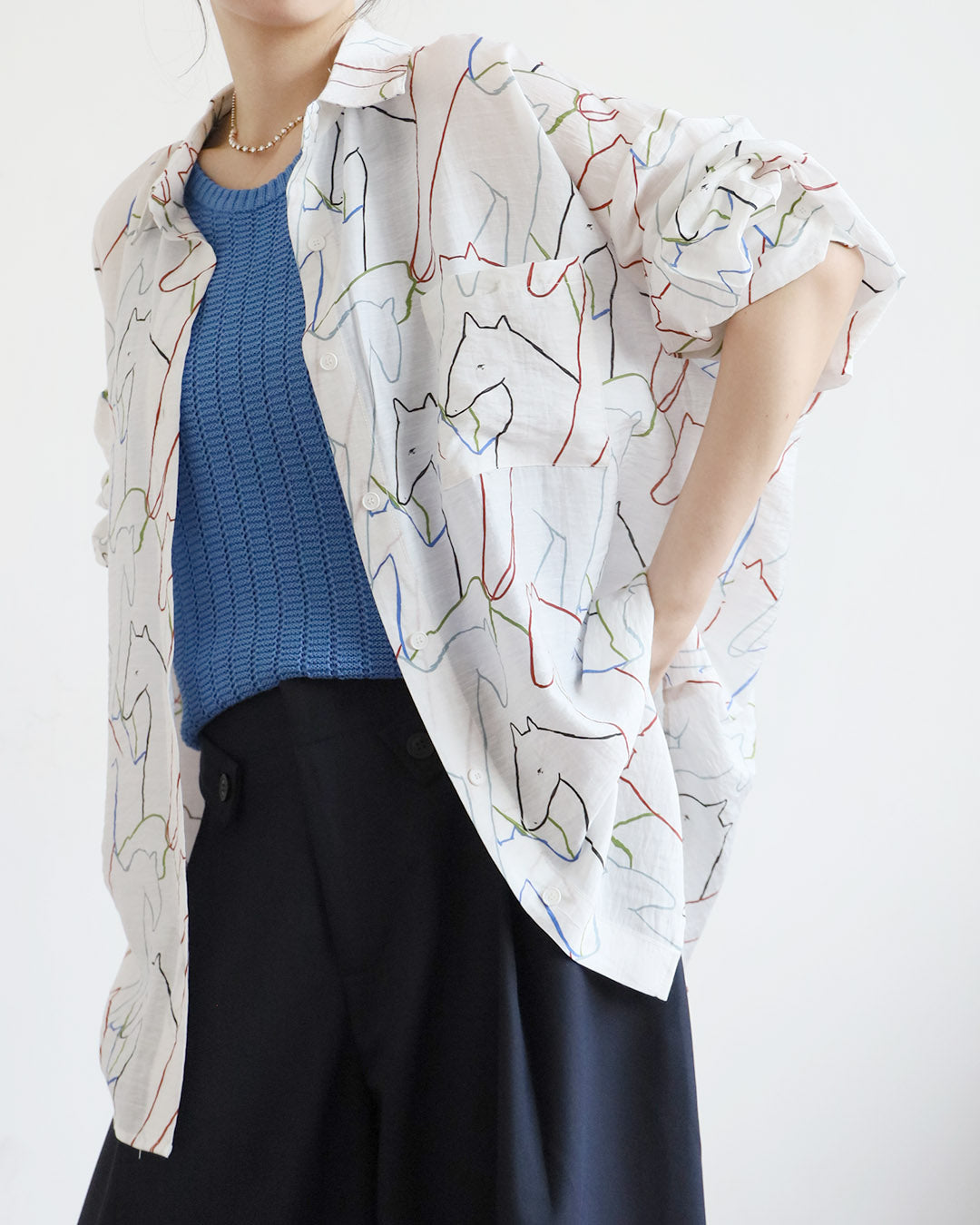 Horse Printed Shirt