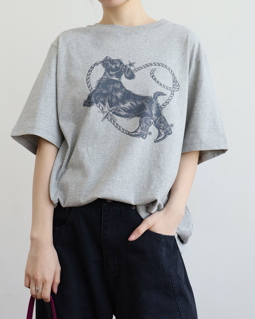 The Pup in Boots Tee
