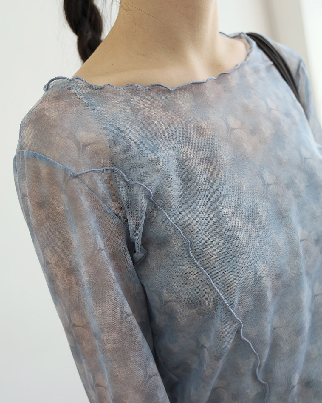 Floral Mesh Top