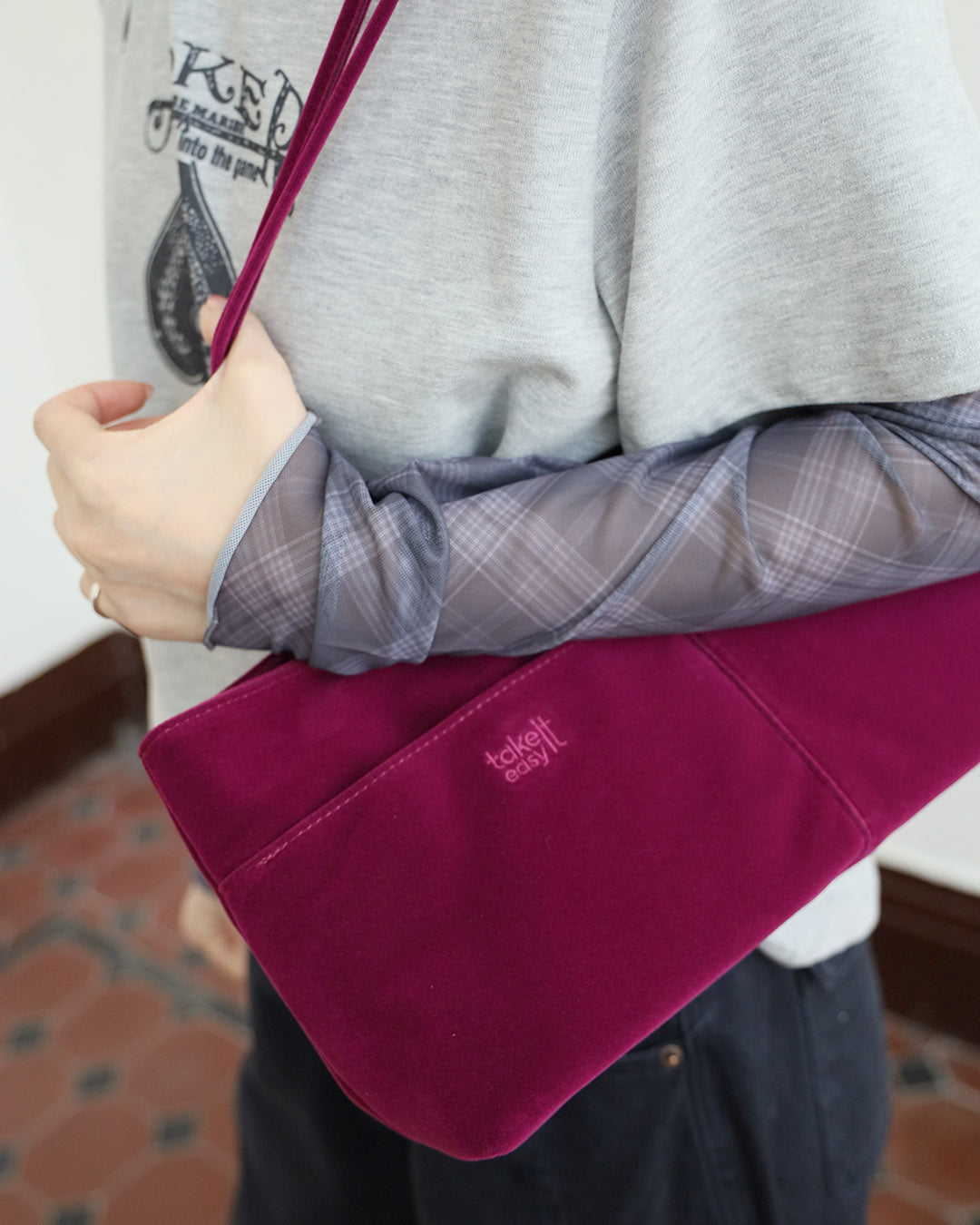 Velvet Baguette Bag (10 Colors)