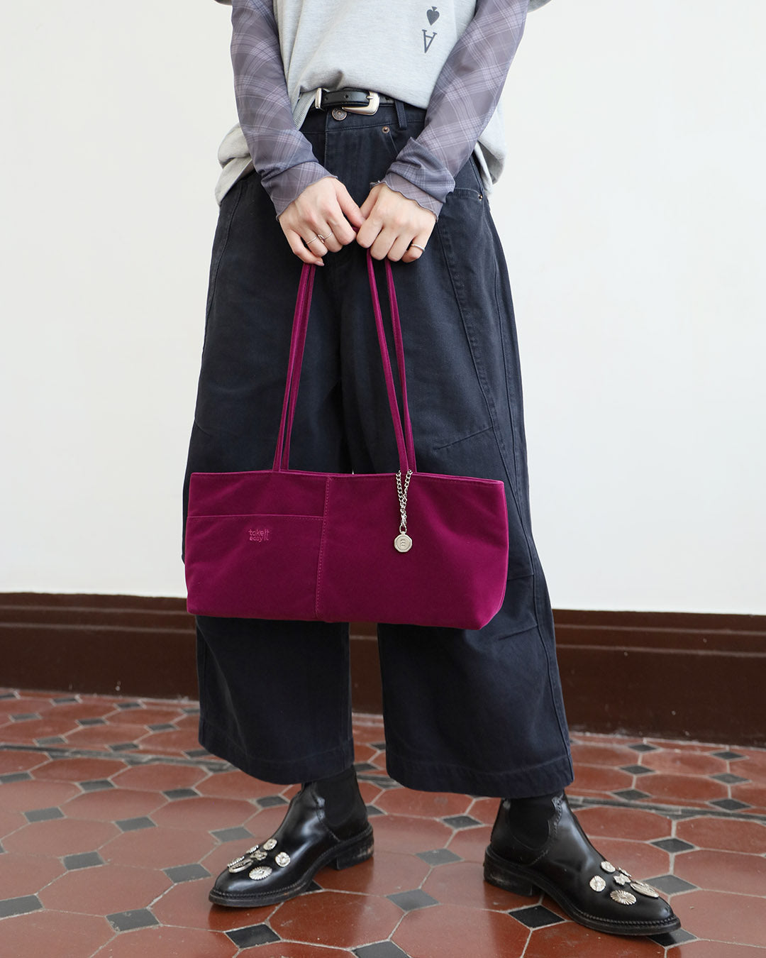 Velvet Baguette Bag (10 Colors)