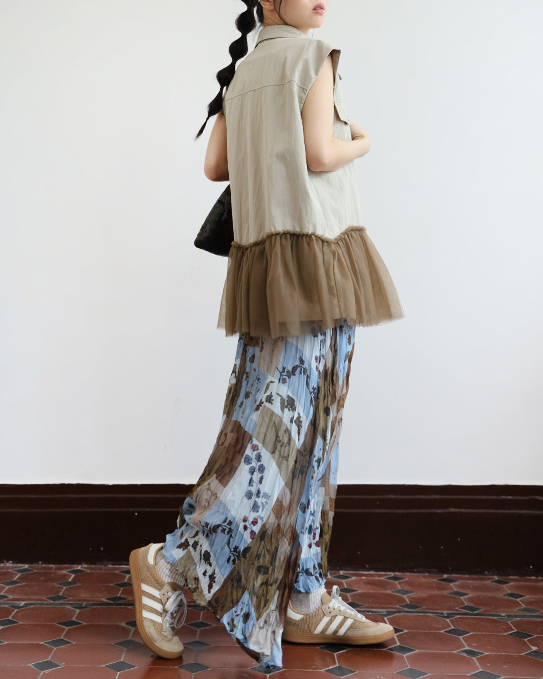 Mesh Hem Vest
