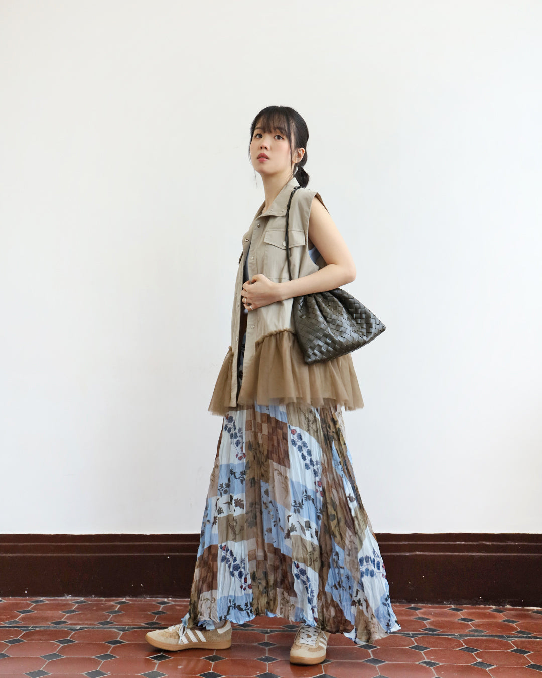 Mesh Hem Vest