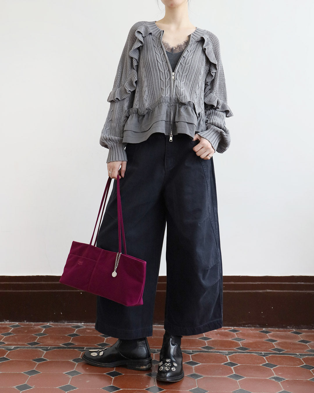 Velvet Baguette Bag (10 Colors)