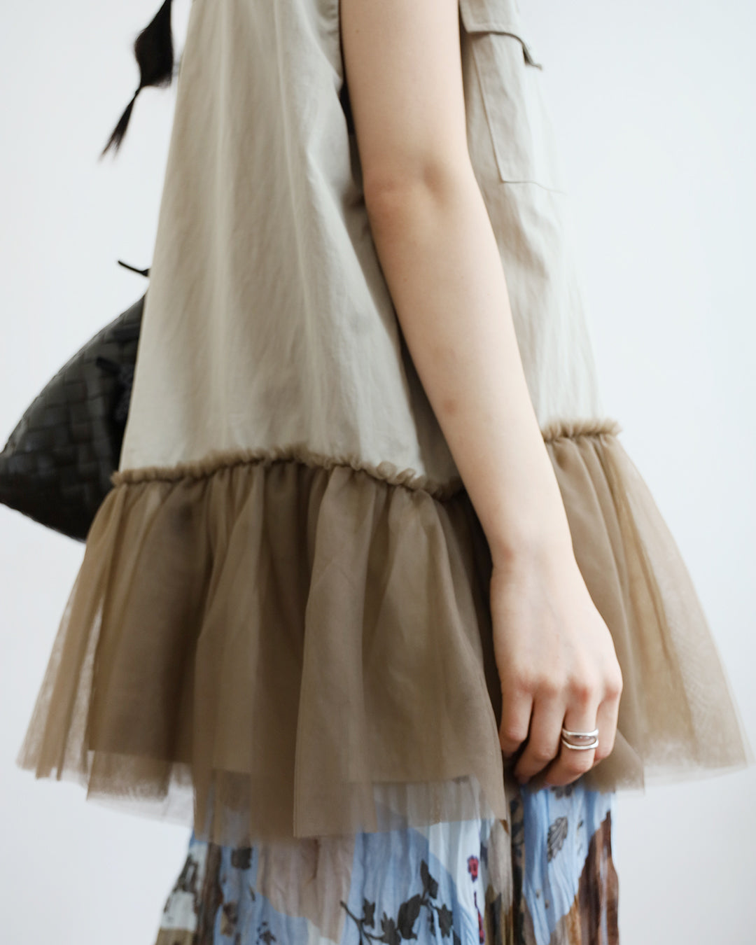 Mesh Hem Vest