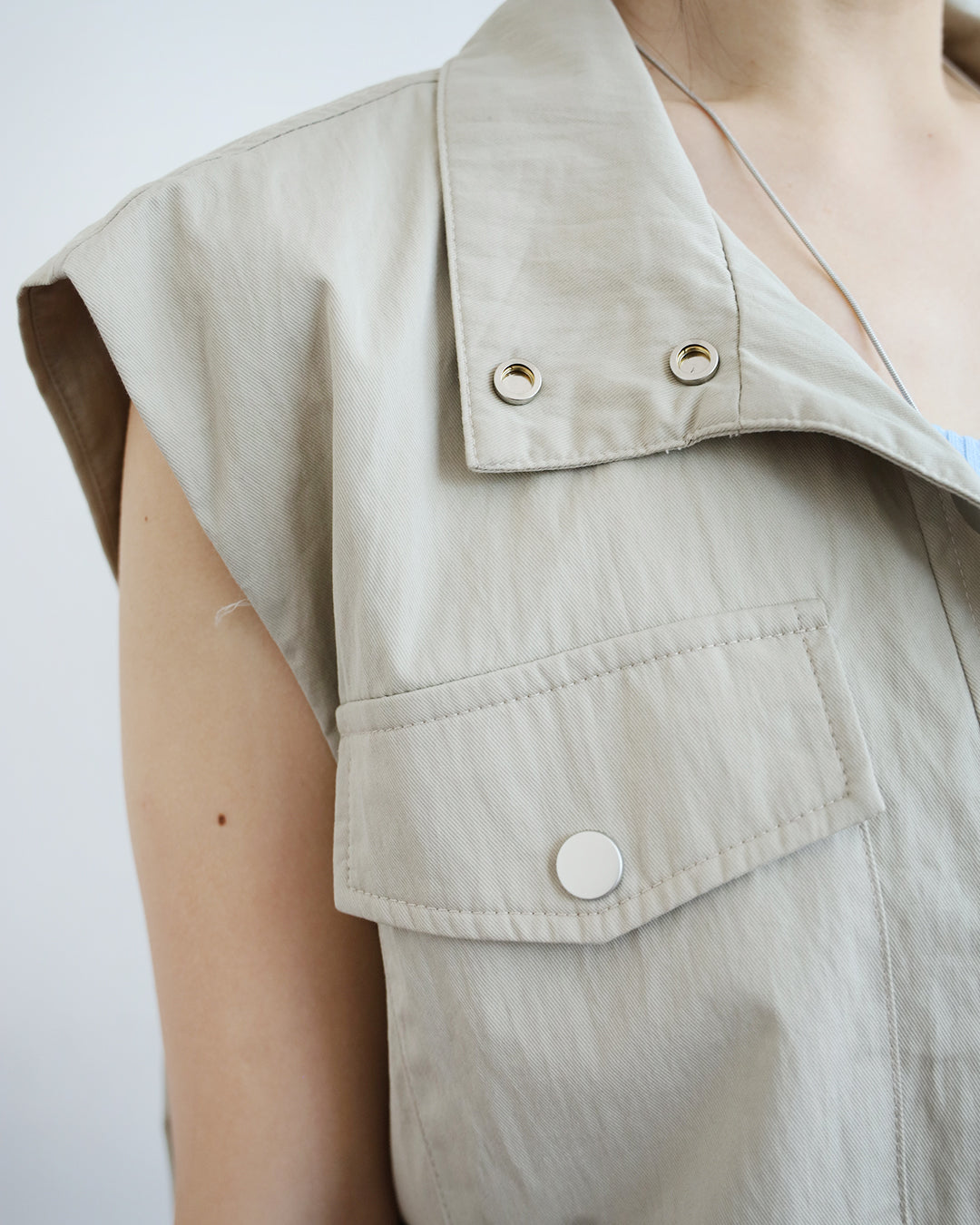 Mesh Hem Vest