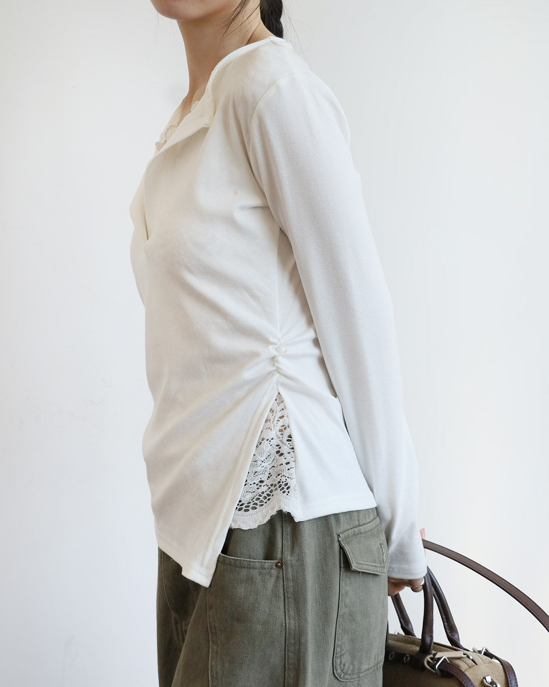 Lace Layered Tee (2 Colors)