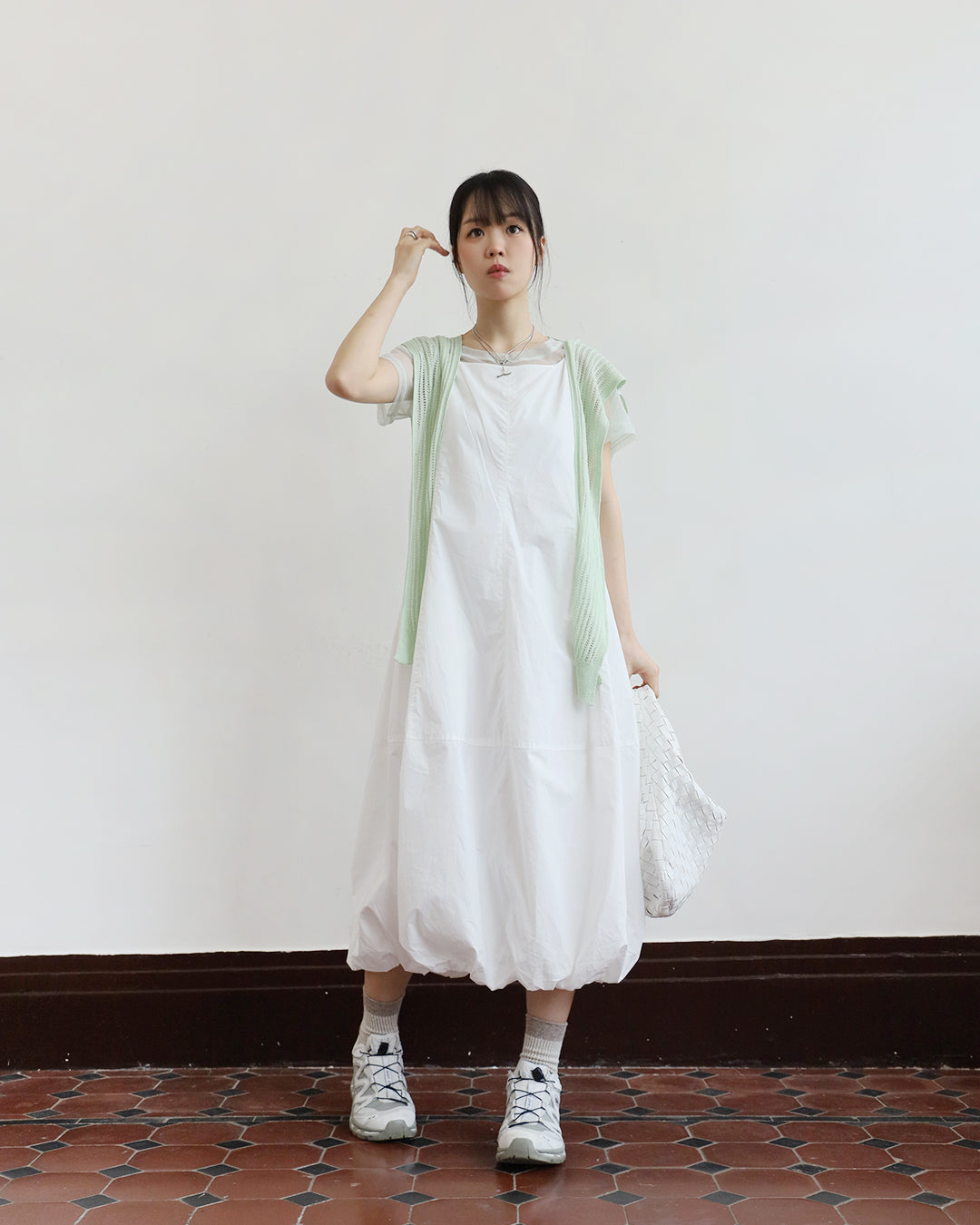 Bubble Hem Cami Dress