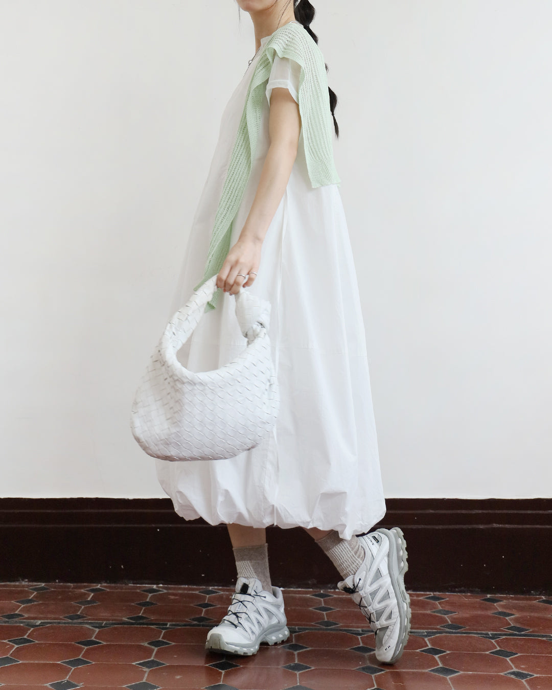 Bubble Hem Cami Dress