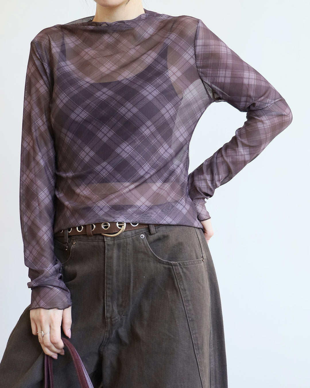 Checker Mesh Top (3 Colors)