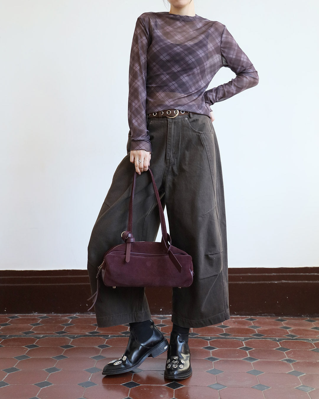 Checker Mesh Top (3 Colors)